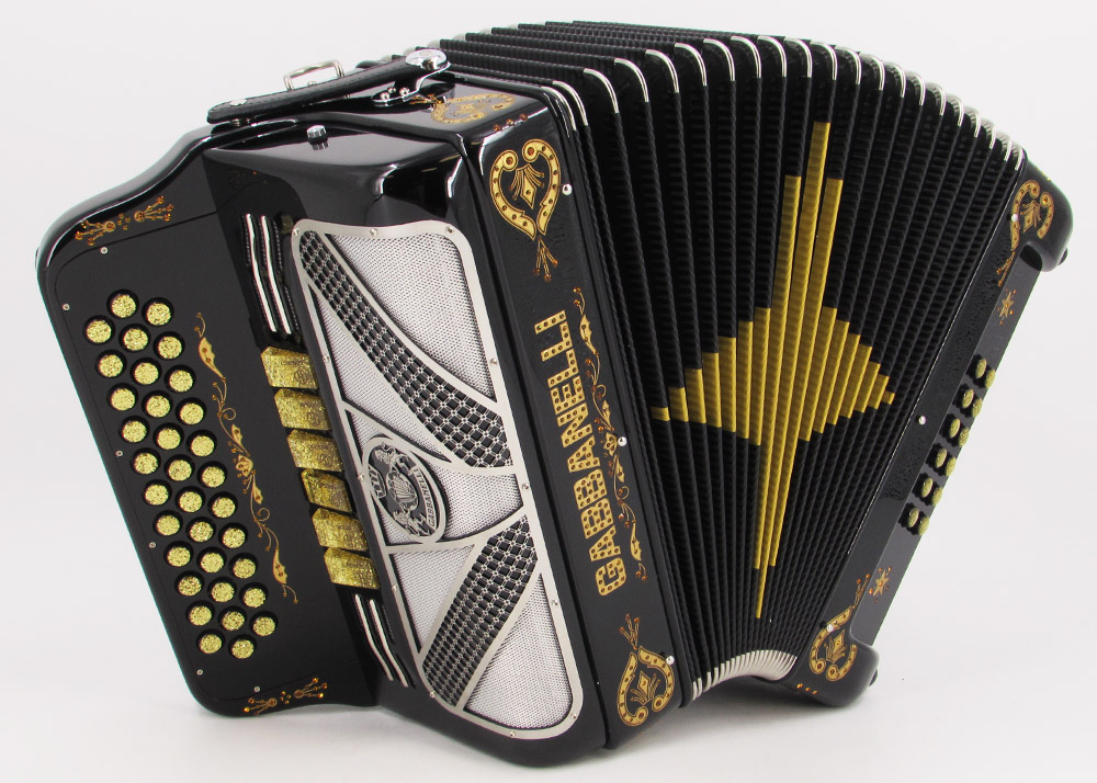 Gabbanelli M Tone Black Gabbanelli Accordions