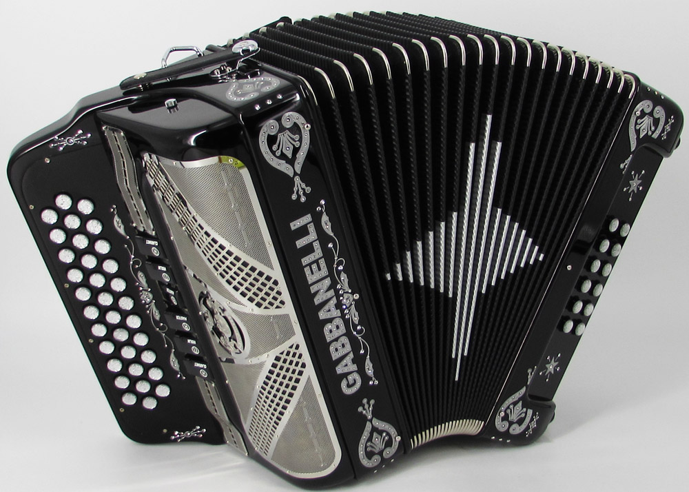 Gabbanelli M Tone Black Gabbanelli Accordions