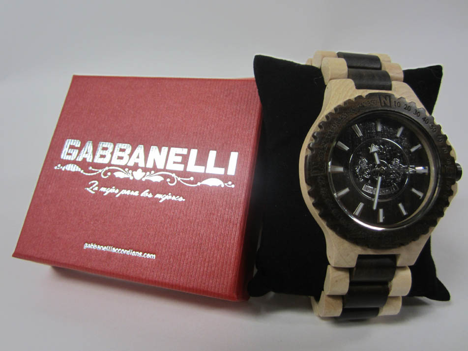 Gabbanelli Watch- Black Sandlewood