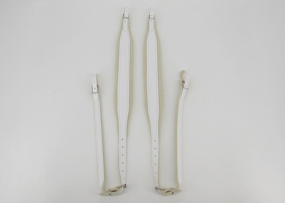 Gabbanelli Deluxe Accordion Shoulder Straps  White