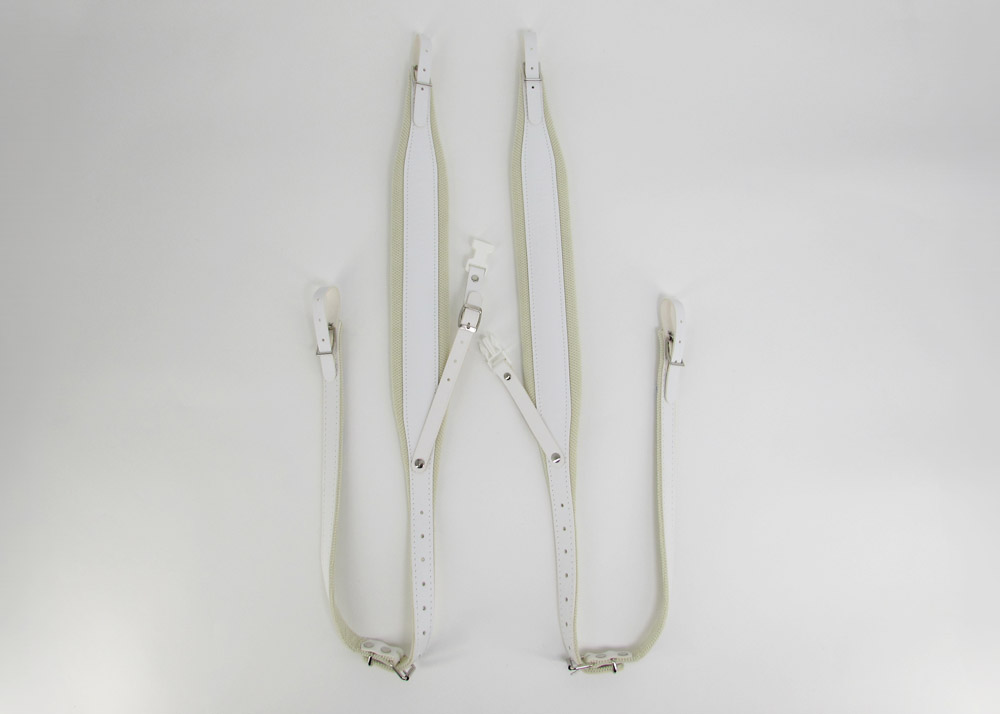 Correas de Hombros De Lujo Gabbanelli con Sujetador de Espalda BLANCAS