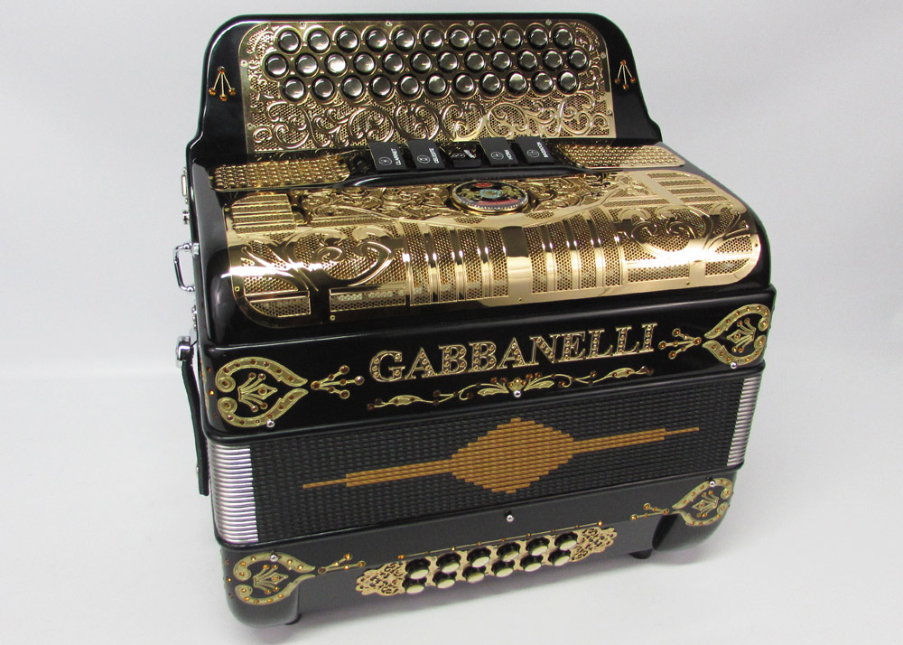 Gabbanelli M400R Black Gabbanelli Accordions