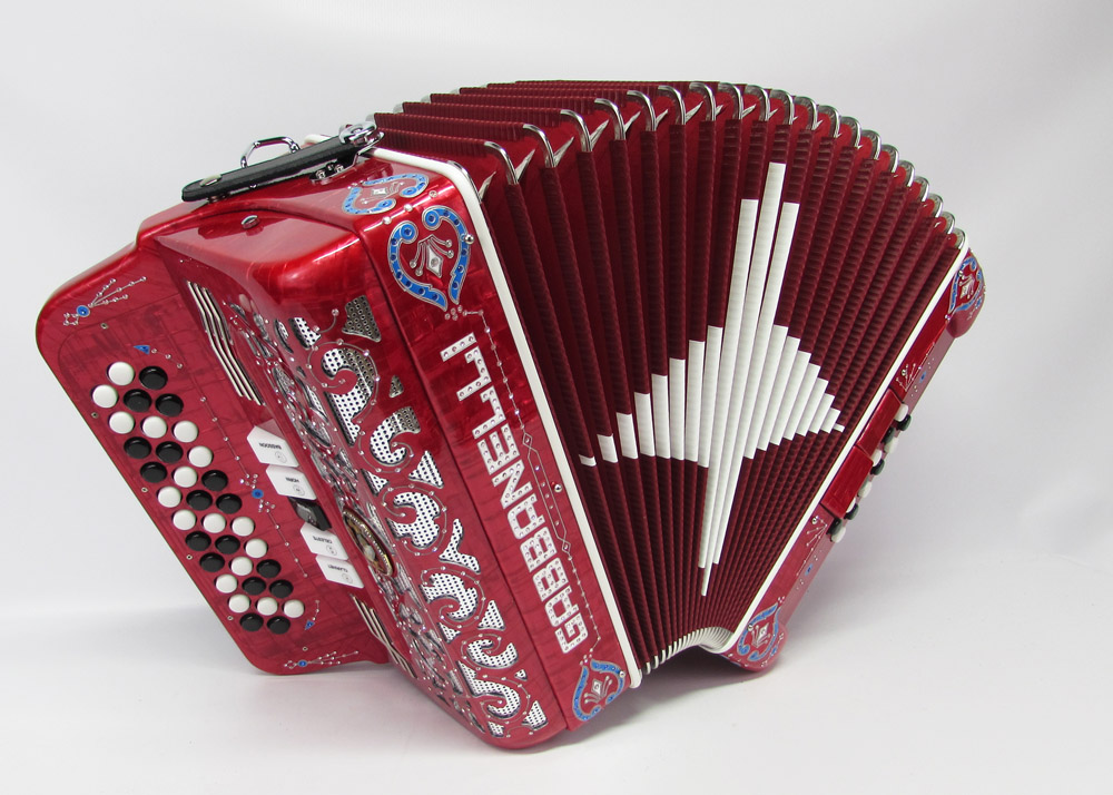 Gabbanelli M400 Red Pearl Gabbanelli Accordions
