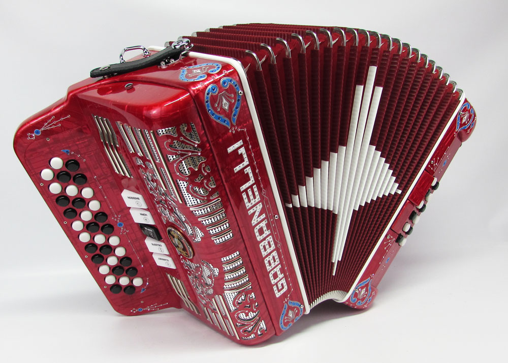 Gabbanelli M400 Red Pearl Gabbanelli Accordions