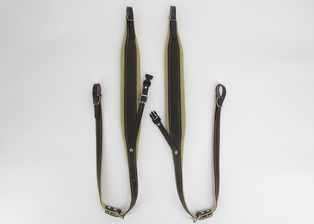 Gabbanelli Deluxe Shoulder straps with back strap Brown