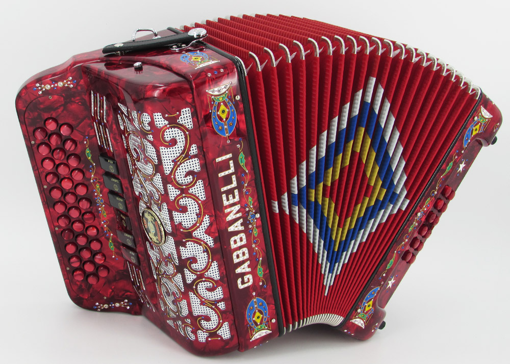 Gabbanelli M2Tono Rojo Perla Gabbanelli Accordions