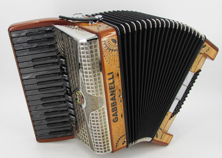 Gabbanelli M34Keys 9 Registers Olivewood Gabbanelli Accordions