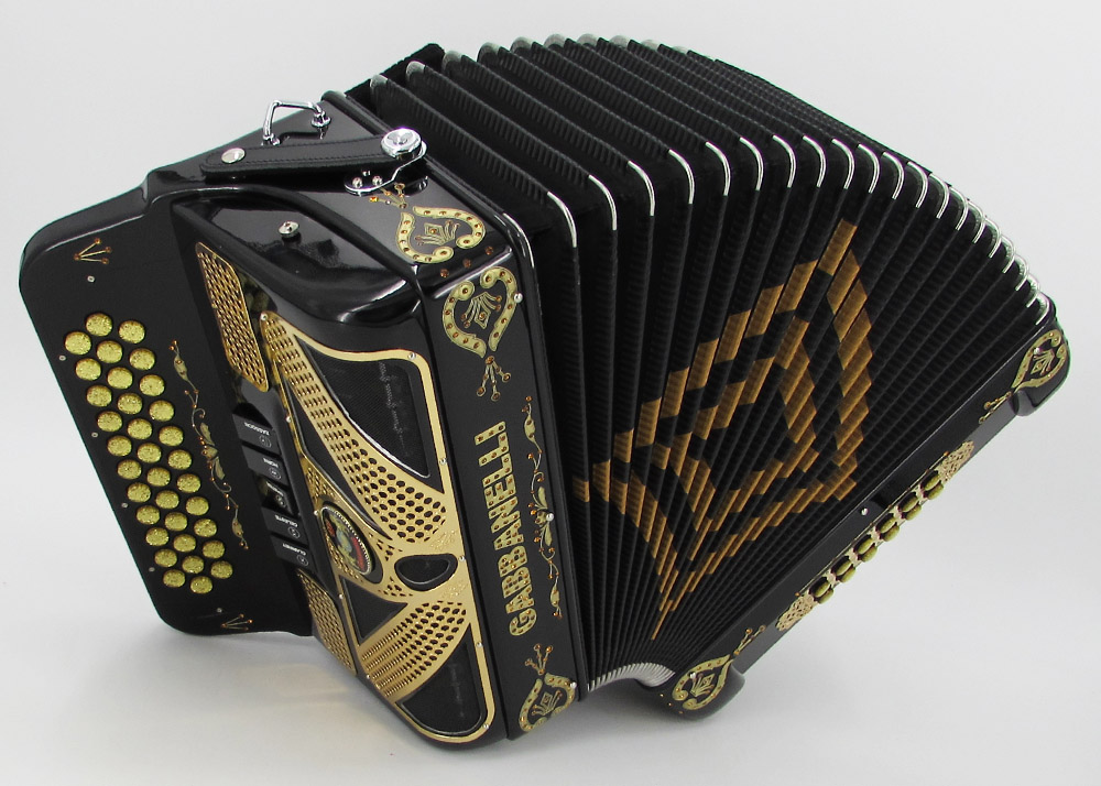 Gabbanelli accordion black Clearance