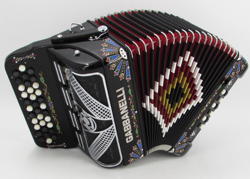 Gabbanelli M101 Black - Gabbanelli Accordions