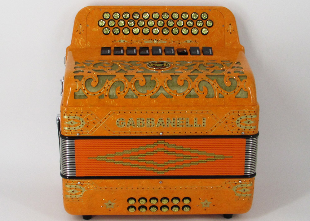 Gabbanelli Mg2 Bengal Orange - Gabbanelli Accordions