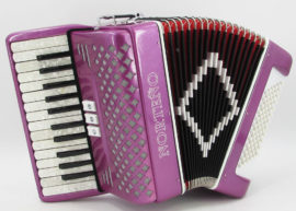 Norteño Brand Accordion 26 Keys 3 Registers