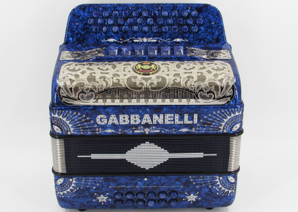 Gabbanelli M2Tone Compact Blue Pearl Gabbanelli Accordions