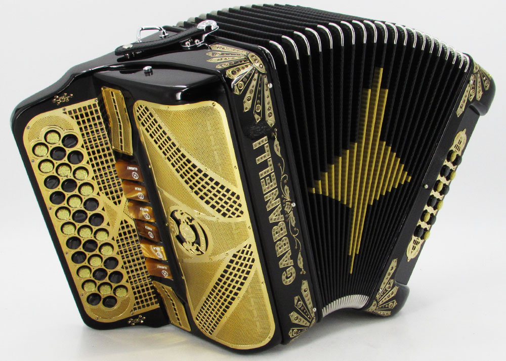 Gabbanelli M2Tone Compact Black - Gabbanelli Accordions