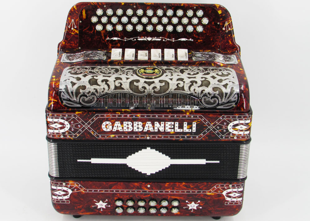 Gabbanelli M2Tone Tortoiseshell Gabbanelli Accordions