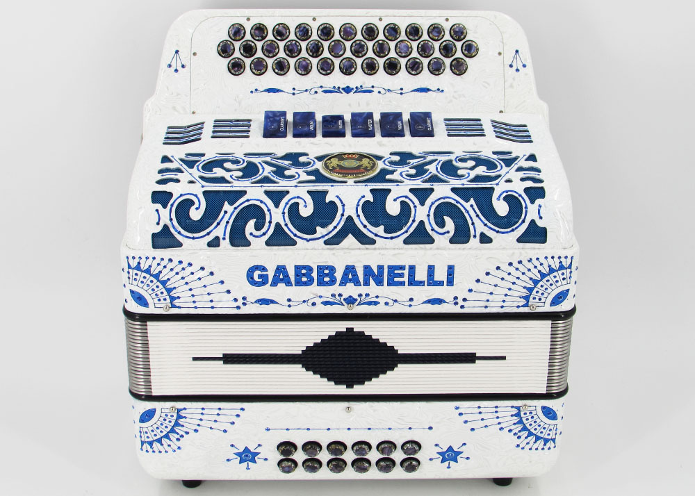 Gabbanelli M2Tone Artic White Gabbanelli Accordions
