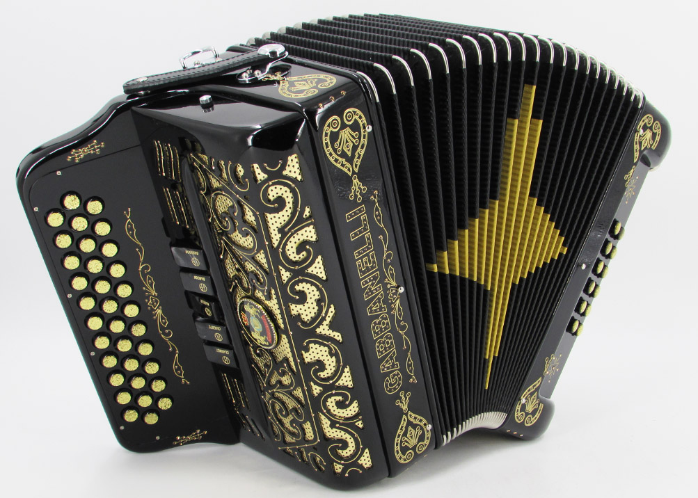 Gabbanelli M400R Black - Gabbanelli Accordions