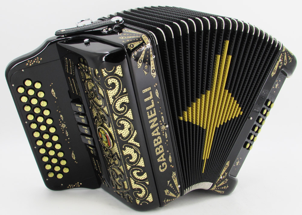 Gabbanelli M400R Black - Gabbanelli Accordions