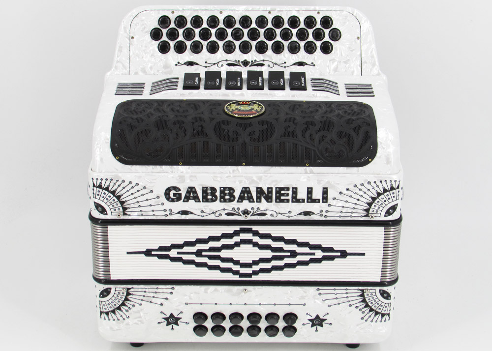 Gabbanelli M2Tone Compact Artic White Gabbanelli Accordions