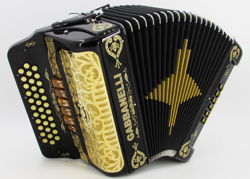 Gabbanelli M2Tone Black Gabbanelli Accordions