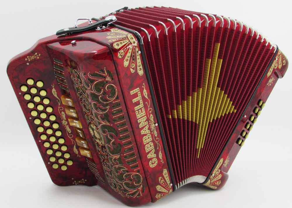 Gabbanelli M2Tone Red Pearl Gabbanelli Accordions