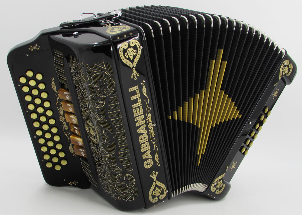 Gabbanelli M2Tone Black Gabbanelli Accordions