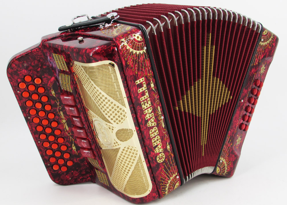 Gabbanelli M2Tono Compacto Rojo Perla Gabbanelli Accordions