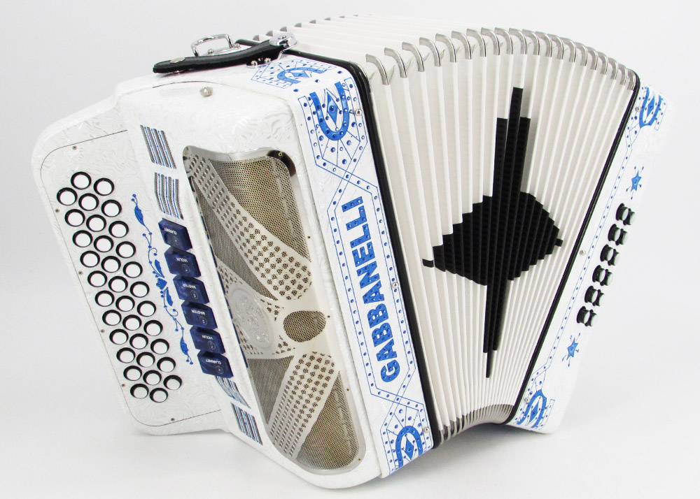 Gabbanelli M2Tone Compact Artic White Gabbanelli Accordions