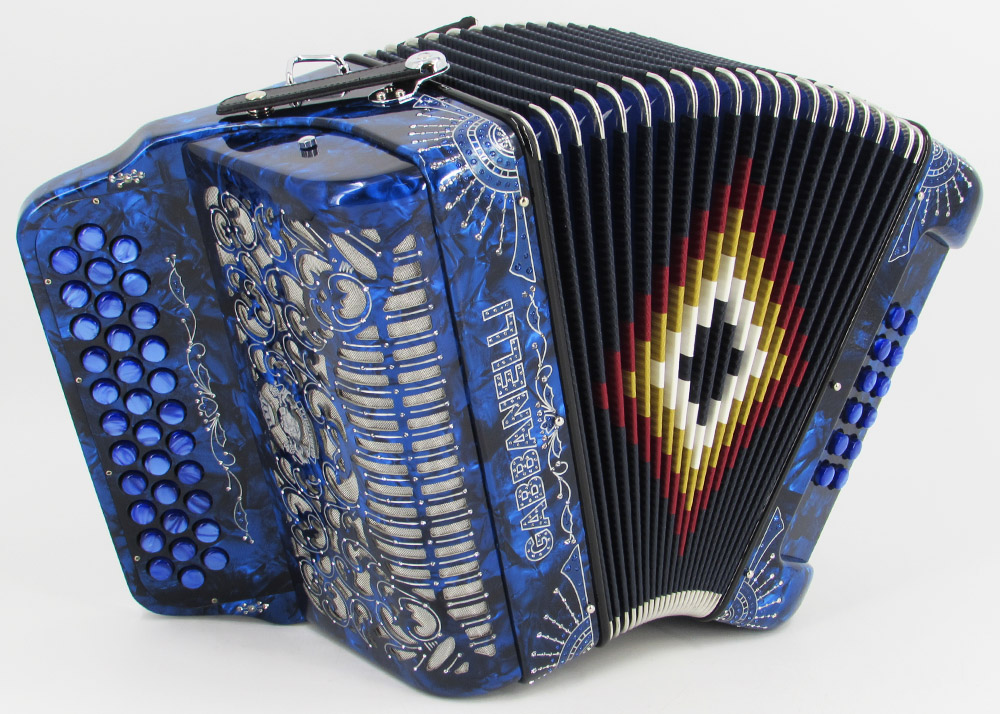 Gabbanelli M101 Blue Pearl Gabbanelli Accordions