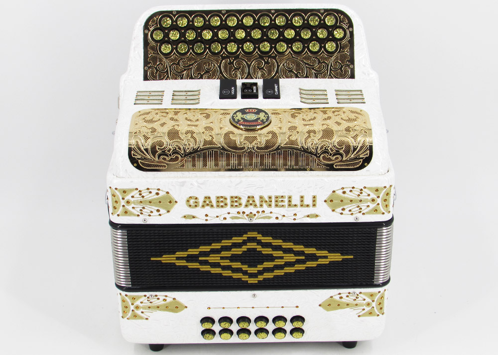 Gabbanelli M103 Artic White Gabbanelli Accordions