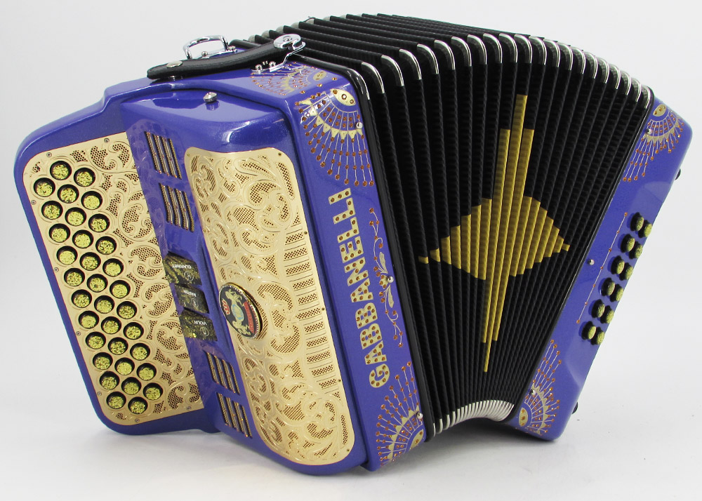 Gabbanelli M103 Purple Lacquer Finish Gabbanelli Accordions