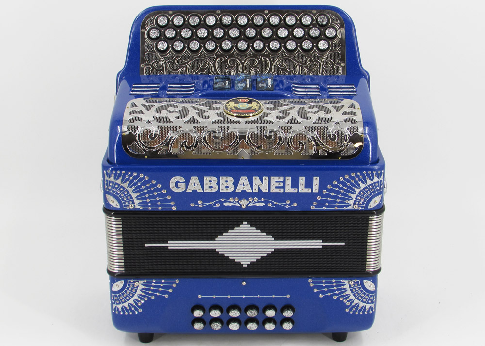 Gabbanelli M103 Cobalt Blue - Gabbanelli Accordions
