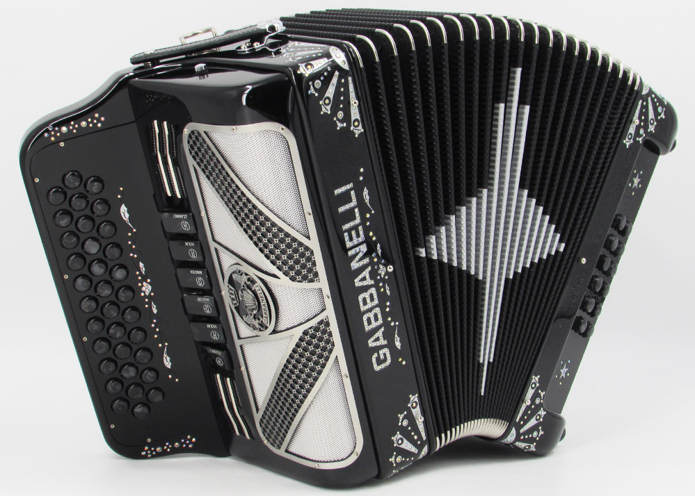 Gabbanelli M2Tone Black Gabbanelli Accordions