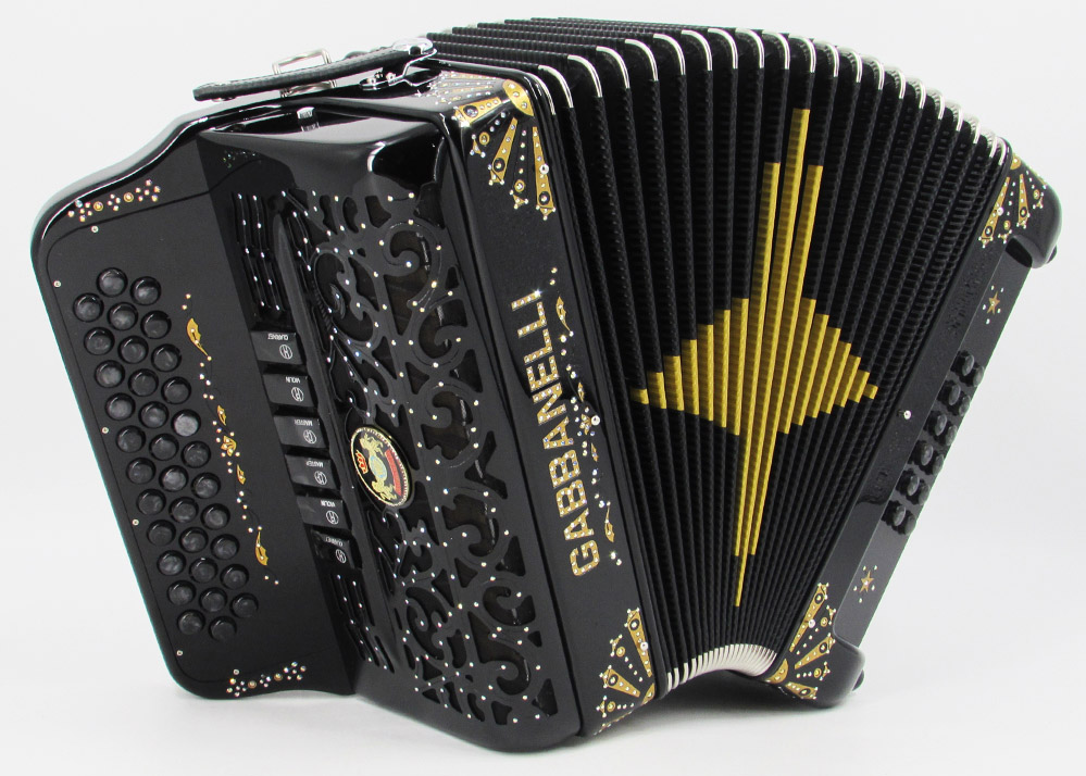 Gabbanelli M2Tone Black - Gabbanelli Accordions