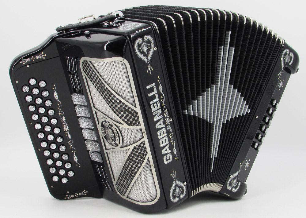 Gabbanelli M2Tone Black Gabbanelli Accordions