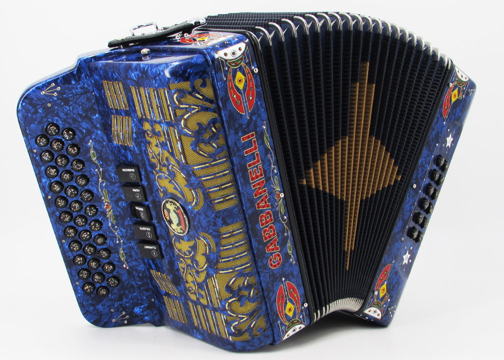 Gabbanelli M400 Blue Pearl Gabbanelli Accordions