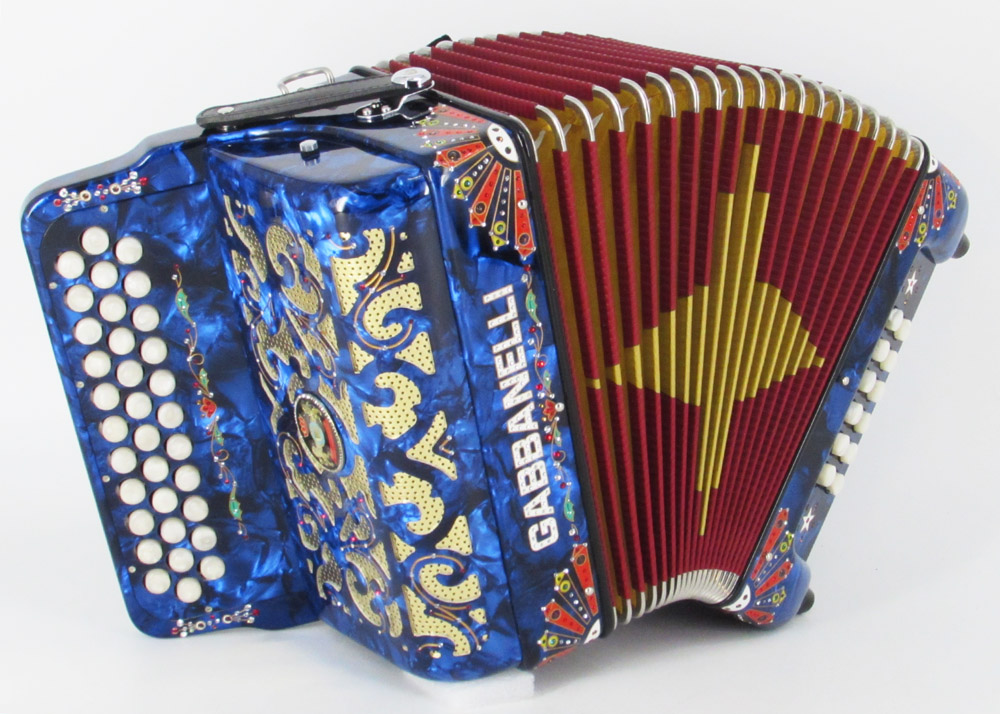 Gabbanelli M101 Azul Perla - Gabbanelli Accordions