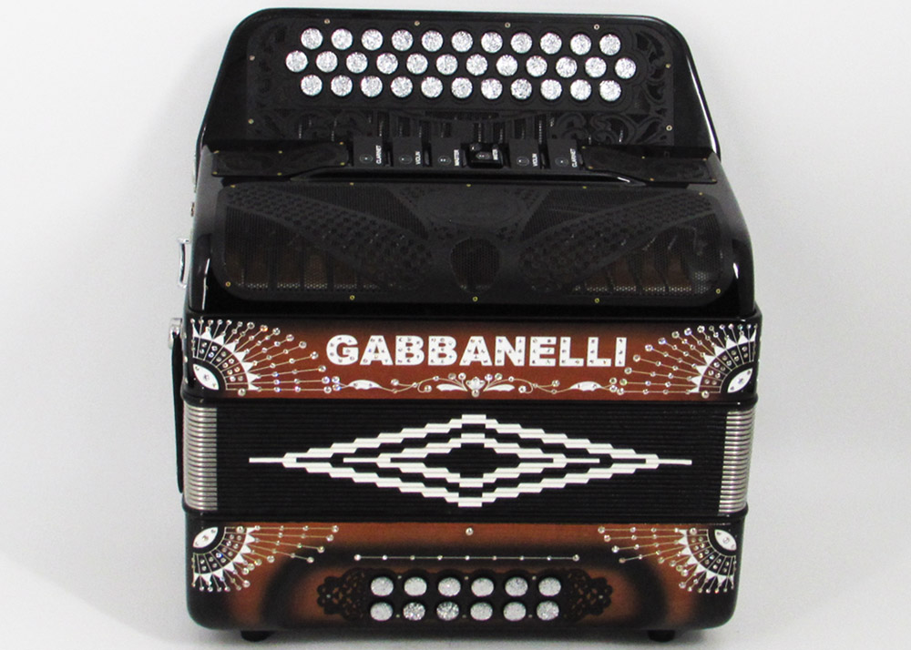 Gabbanelli M2Tone Compact Solid Wood Brown STN Gabbanelli Accordions