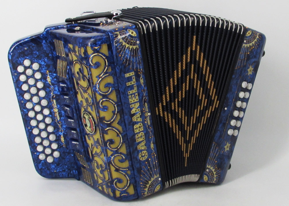 Gabbanelli M2Tone Compact Sapphire Blue Gabbanelli Accordions