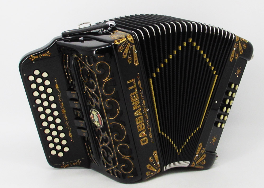 Gabbanelli M400R Compact Black - Gabbanelli Accordions