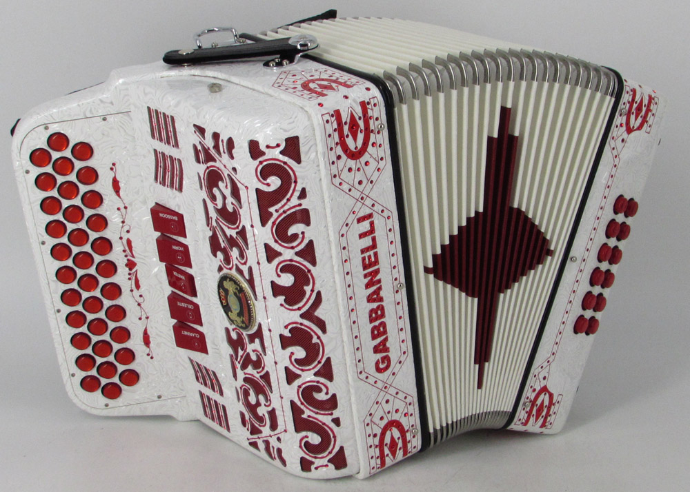 Gabbanelli M5R Super Compact Artic White Gabbanelli Accordions