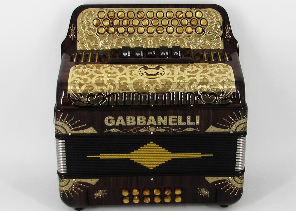 Gabbanelli M400 Rosewood Veneer - Gabbanelli Accordions Gabbanelli M400 Rosewood Veneer - Gabbanelli Accordions