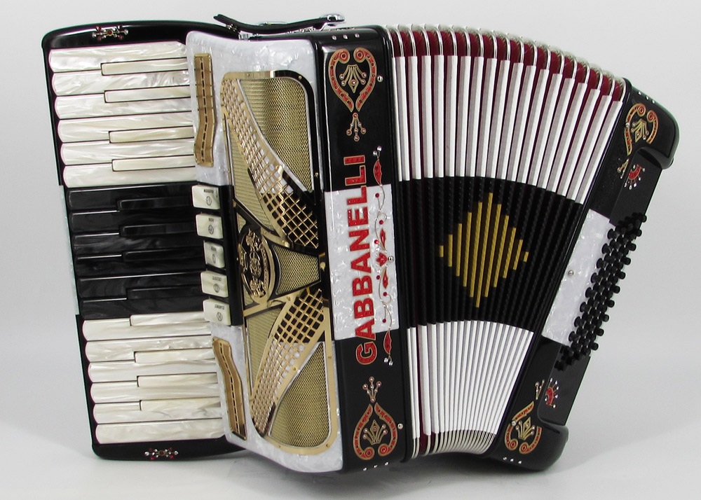 Gabbanelli M305K Black & White Checkered