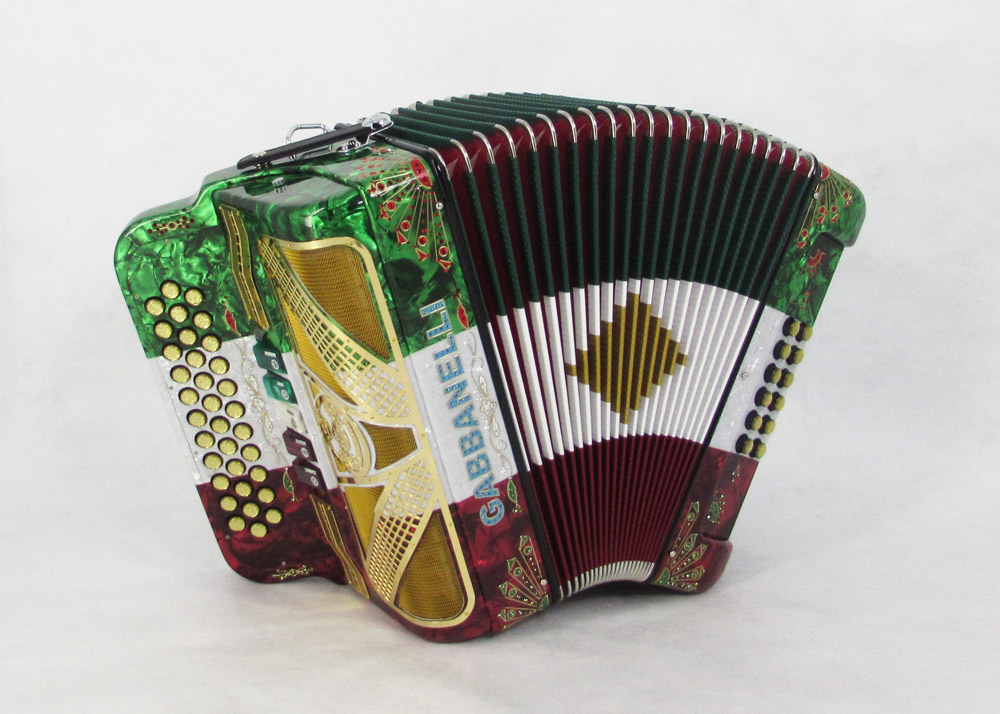 Gabbanelli M400 Rojo Blanco Verde