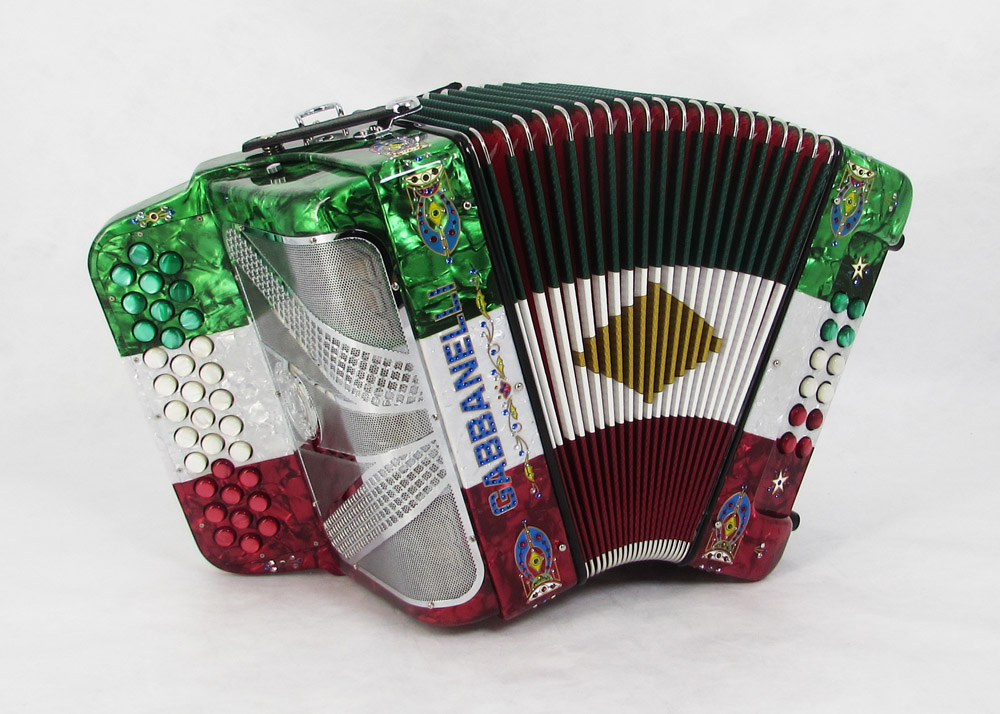 Gabbanelli M101 Rojo Blanco Verde