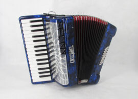 Cascabel Brand Accordion Blue- 32 Keys