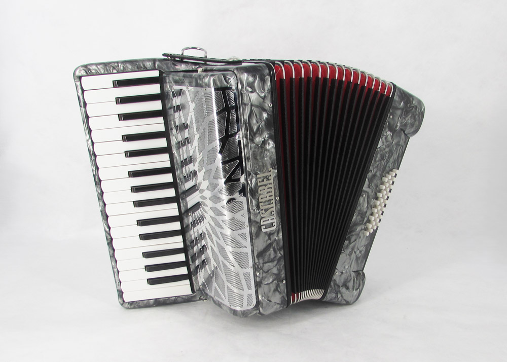 Acordeon Marca Cascabel Gris-32 Teclas