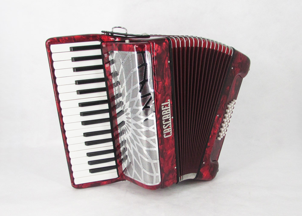 Acordeon Marca Cascabel Rojo-32 Teclas