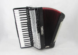 Cascabel Brand Accordion- Black 41 keys 7 Registers