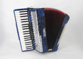 Cascabel Brand Accordion- Black 41 keys 7 Registers
